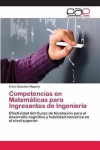 Competencias en Matematicas para Ingresantes de Ingenieria