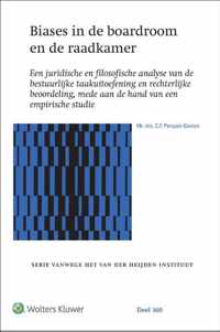 Serie vanwege het Van der Heijden Instituut te Nijmegen 160 -   Biases in de boardroom en de raadkamer