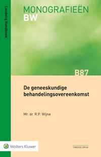 Monografieën  -   De geneeskundige behandelingsovereenkomst