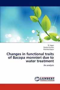 Changes in Functional Traits of Bacopa Monnieri Due to Water Treatment