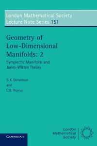 London Mathematical Society Lecture Note Series Geometry of Low-Dimensional Manifolds