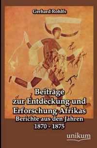 Beitrage Zur Entdeckung Und Erforschung Afrikas