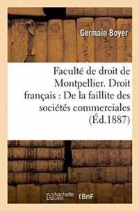 Faculte de Droit de Montpellier. Droit Francais