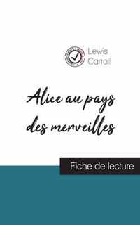 Alice au pays des merveilles de Lewis Carroll (fiche de lecture et analyse complete de l'oeuvre)