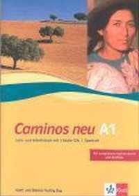 Caminos A1. Neue Ausgabe. Lehr- und Arbeitsbuch mit 3 Audio-CDs