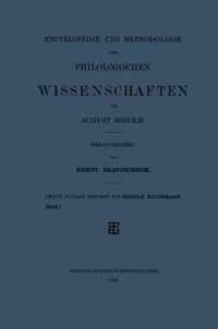 Encyklopadie Und Methodologie Der Philologischen Wissenschaften