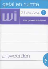 Getal en ruimte / 2 Havo/vwo 1 / deel Antwoorden