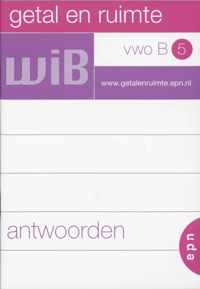 Getal en Ruimte / vwo B 5 / deel Antwoorden