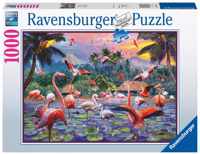 Roze Flamingo&apos;s (1000 Stukjes)