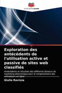 Exploration des antecedents de l'utilisation active et passive de sites web classifies