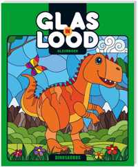 Kleurboeken glas-In-Lood - Dinosaurus - Paperback (9789464324716)