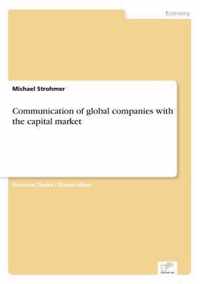 Communication of global companies with the capital market