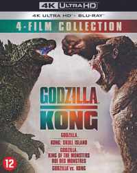 Godzilla - Kong 4 Film Collection (4K Ultra HD + Blu-Ray)