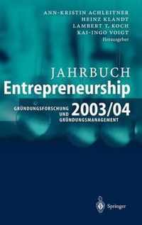 Jahrbuch Entrepreneurship 2003/04