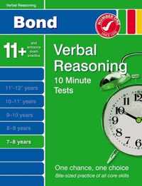 Bond 10 Minute Tests Verbal Reasoning 7-8 Years
