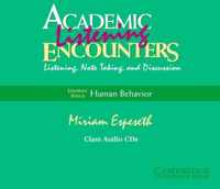 Academic Listening Encounters Human Behavior Class Audio Cds (4)