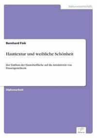 Hauttextur und weibliche Schoenheit