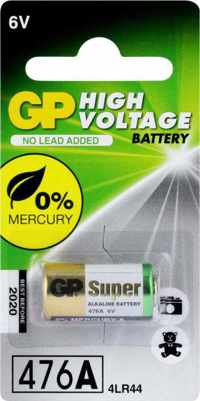 GP Fotobatterij 476A (PX28A), blister 1