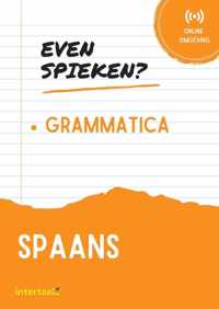 Even Spieken - Spaans Grammatica