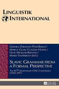 Slavic Grammar from a Formal Perspective