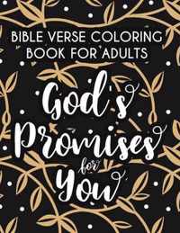 Bible Verse Coloring Book For Adults God's Promises For You