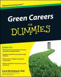 Green Careers For Dummies