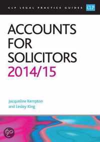 Accounts for Solicitors 2014/2015