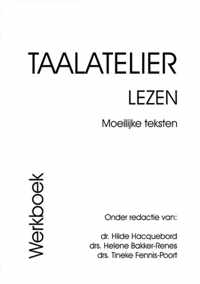 Taalatelier Moeilijke teksten Werkboek