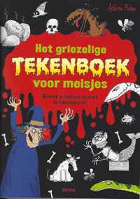 Griezelige tekenboek voor meisjes met charcoal potloden