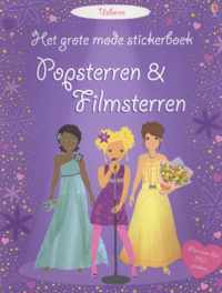 GROTE MODE STICKERBOEK - POPSTERREN EN FILMSTERREN