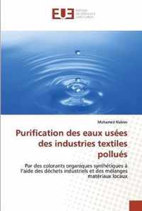 Purification des eaux usees des industries textiles pollues