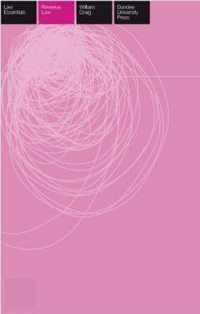 Revenue Law Essentials