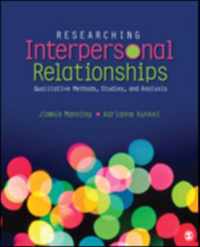 Researching Interpersonal Relationships: Qualitative Methods, Studies, and Analysis