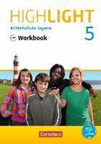 Highlight 5. Jahrgangsstufe - Mittelschule Bayern - Workbook mit Audios online