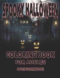 Spooky Halloween Coloring Book for Adults