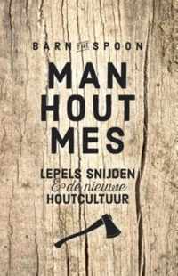 Man, hout, mes