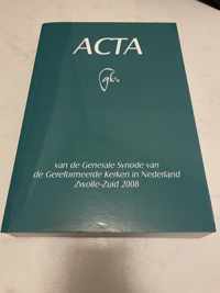 Acta van de Generale synode Zwolle-Zuid 2008-2009 van de Gereformeerde Kerken in Nederland