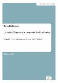 Usability-Test versus heuristische Evaluation