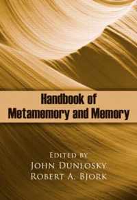 Handbook of Metamemory and Memory