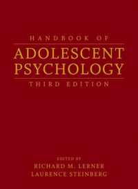 Handbook of Adolescent Psychology, 2 Volume Set