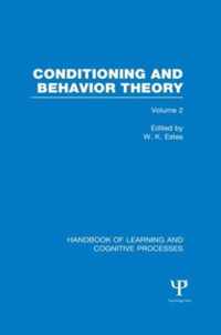 Handbook of Learning and Cognitive Processes (Volume 2)