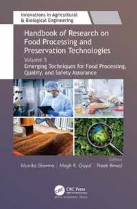 Handbook of Research on Food Processing and Preservation Technologies: Volume 5