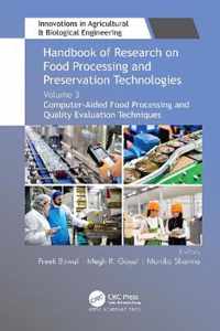 Handbook of Research on Food Processing and Preservation Technologies: Volume 3