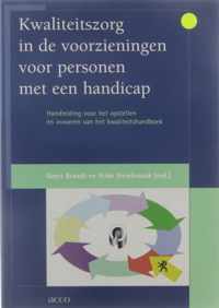 Kwaliteitszorg in de voorzieningen voor personen met een handicap - Handleiding voor het opstellen en invoeren van het kwaliteitshandboek