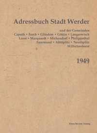 Adressbuch Werder und angrenzenden Gemeinden 1949