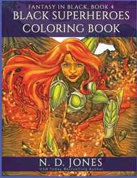 Black Superheroes Coloring Book