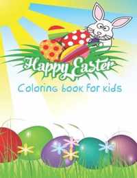 Happy Easter Coloring Book For Kids