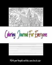 Coloring Journal For Everyone
