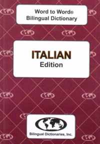 English-Italian & Italian-English Word-to-Word Dictionary