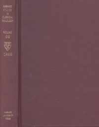Harvard Studies in Classical Philology V99